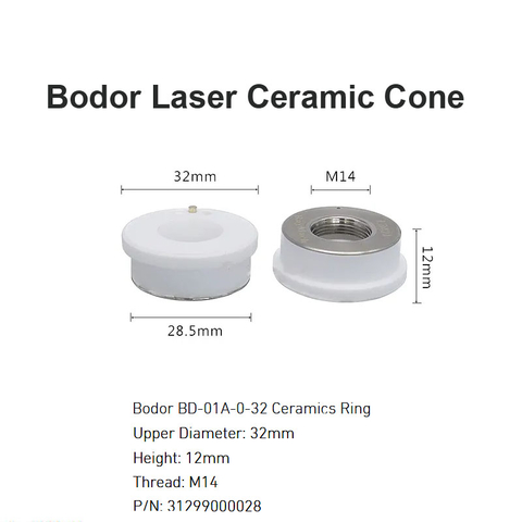 Bodor Lazer Seramik Koni D32mm