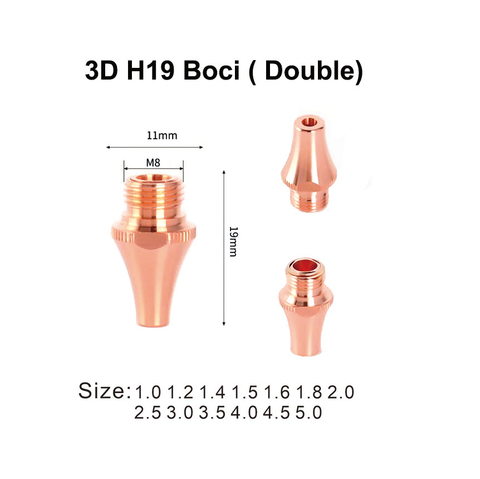 3D H19 Boci &Ccedil;ift Katmanlı nozul